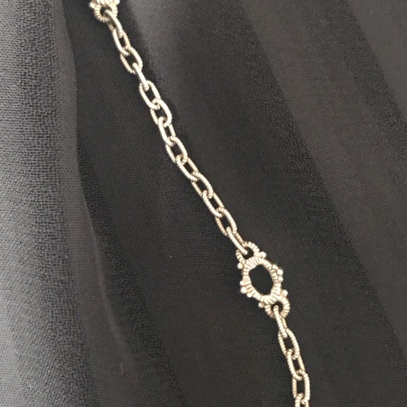 Judith Ripka necklace with oval stations - Picture 6 of 6